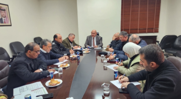 محافظ جرش يبحث جاهزية المؤسسات الرسمية للمنخفضات