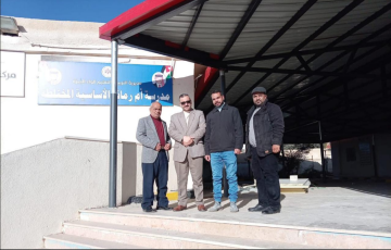 الجريري يتفقد عطاء الاضافات الصفية في مدرسة ام رمانة الأساسية المختلطة.