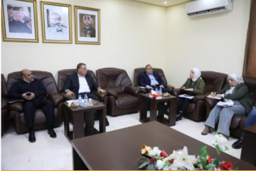 وزير الداخلية في مركز حدود العمري ويتابع تسهيل حركة المسافرين