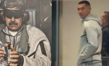 رونالدو يثير الجدل بارتداء بدلة رئيس فانزويلا .. صدفة أم رسالة؟