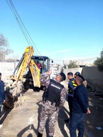 المياه ضبط اعتداءات في الرصيفة