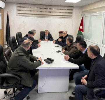 الفراية يترأس غرفة عمليات في محافظة العاصمة للتعامل مع آثار المنخفض الجوي