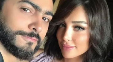 انتهاء خلافات تامر حسني وبسمة بوسيل