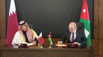 توقيع عدد من الاتفاقيات خلال اجتماع اللجنة الأردنية القطرية العليا المشتركة توقيع عدد من الاتفاقيات خلال اجتماع اللجنة الأردنية القطرية العليا المشتركة