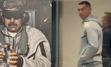 رونالدو يثير الجدل ببدلة مادورو الرمادية.. صدفة أم رسالة؟