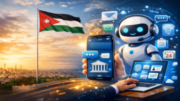 دردشة ذكية مدعومة بتقنيات الذكاء الاصطناعي توجه المواطنين بشأن الخدمات الحكومية الرقمية دردشة ذكية مدعومة بتقنيات الذكاء الاصطناعي توجه المواطنين بشأن الخدمات الحكومية الرقمية