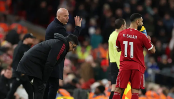 سلوت: سعيد بانتهاء مشاركة صلاح في كأس أفريقيا