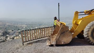 حملة لإزالة الاعتداءات على شارع الأردن