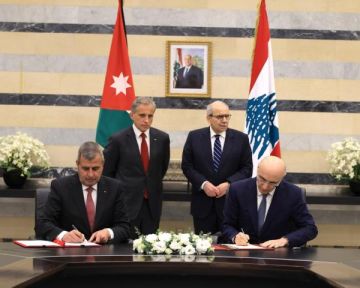 الأردن ولبنان يوقعان مذكرة لمشاريع الربط الكهربائي