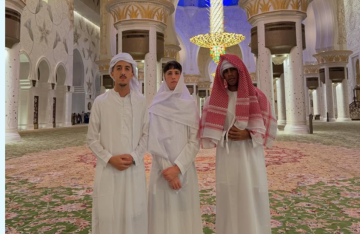 لامين جمال: زيارة مسجد الشيخ زايد منحتني شعورا بالسلام