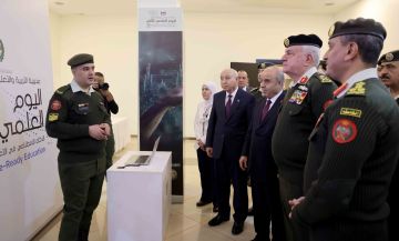 اللواء الركن الحنيطي يرعى افتتاح مؤتمر اليوم العلمي الثاني لمديرية التربية والتعليم والثقافة العسكرية اللواء الركن الحنيطي يرعى افتتاح مؤتمر اليوم العلمي الثاني لمديرية التربية والتعليم والثقافة العسكرية