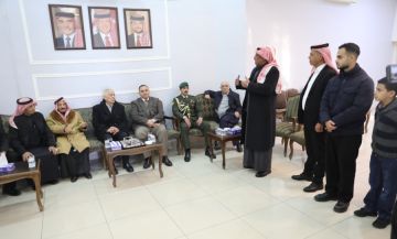 مندوبا عن الملك وولي العهد...العيسوي يعزي بوفاة زوجة الوزير والعين السابق النجادات