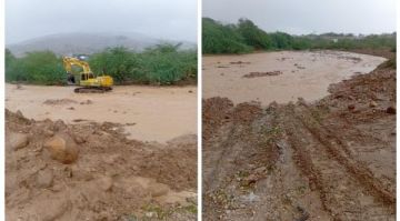 بلدية دير علا تعمل على تخفيف سرعة جريان بعض أجزاء سيل الزرقاء ضمن مناطقها بلدية دير علا تعمل على تخفيف سرعة جريان بعض أجزاء سيل الزرقاء ضمن مناطقها