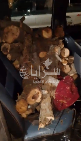القبض على مطلوب بتقطيع ونقل كميات من أحطاب السنديان المعمرة في عجلون .. فيديو