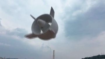 الصين تجري أول اختبار ناجح لمحطة طاقة طائرة