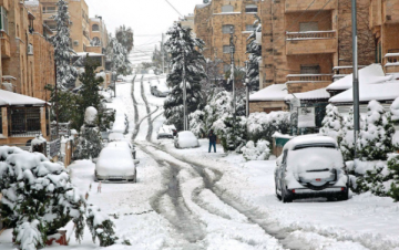 الأرصاد: مؤشرات على احتمال تساقط ثلوج الثلاثاء المقبل