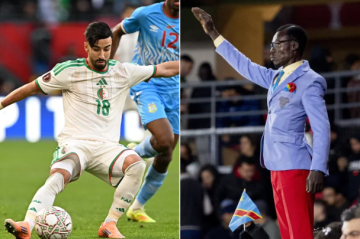 احتفال عمورة أمام المشجع الكونغولي تمثال لومومبا يشعل منصات التواصل