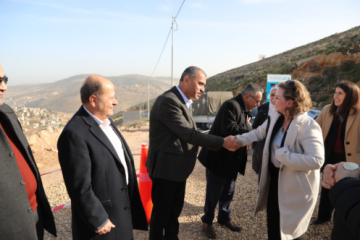 المياه تستكمل مشروع مياه عين الباشا في محافظة البلقاء بدعم من السفارة الأمريكية في عمان بمنحة قيمتها 9.5 مليون دينار المياه تستكمل مشروع مياه عين الباشا في محافظة البلقاء بدعم من السفارة الأمريكية في عمان بمنحة قيمتها 9.5 مليون دينار