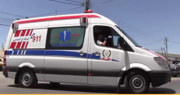 إصابة 3 أشخاص بحادث تصادم بين 4 مركبات في شارع الجاردنز بعمان