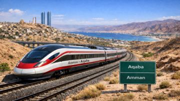 قطار سريع من عمان للعقبة وآخر خفيف للزرقاء والمطار قطار سريع من عمان للعقبة وآخر خفيف للزرقاء والمطار