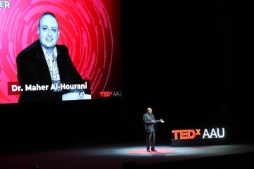 د. ماهر الحوراني يدشن افتتاح منصة TEDxAAU بالتأكيد على مواكبة التطور وسرعة اتخاذ القرار