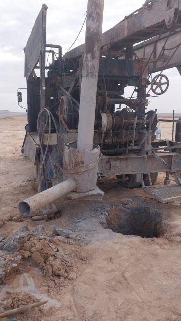 ضبط حفارة آبار مخالفة وخطوط لتعبئة صهاريج مياه