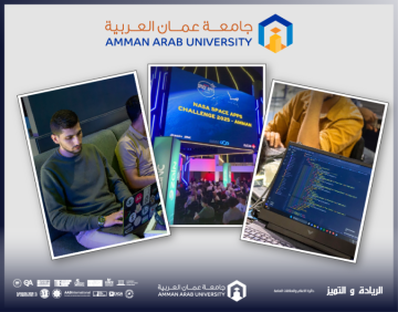 طلبة جامعة عمان العربية ينافسون عالميا: فريق Turbines يحصد المركز العاشر في هكاثون ناسا العالمي لتطبيقات الفضاء 2025 طلبة جامعة عمان العربية ينافسون عالميا: فريق Turbines يحصد المركز العاشر في هكاثون ناسا العالمي لتطبيقات الفضاء 2025