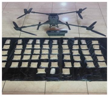 الجيش يحبط محاولة تهريب مخدرات عبر طائرة مسيرة على الحدود الجنوبية