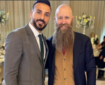 السفير الأمريكي في زفاف الكابتن إحسان حداد