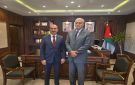رئيس مجلس مفوضي هيئة تنظيم الطيران المدني يستقبل السفير التركي لدى المملكة - jo