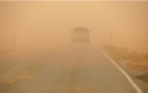 الأمن العام يوقف الحركة على الطريق الصحراوي لانعدام الرؤية