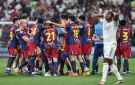 برشلونة يحرز لقب الكأس السوبر الإسبانية بفوز مثير على ريال مدريد 3-2