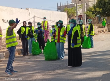 مركز شباب وشابات الشيخ حسين ينفذ نشاطا تطوعيا للحد من الإلقاء العشوائي للنفايات. مركز شباب وشابات الشيخ حسين ينفذ نشاطا تطوعيا للحد من الإلقاء العشوائي للنفايات.