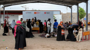 تفش واسع للكوليرا والحصبة بين النازحين في اليمن تفش واسع للكوليرا والحصبة بين النازحين في اليمن