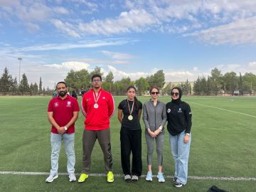 ذهبية وفضية لجامعة عمان الأهلية ببطولة الجامعات الأردنية لألعاب القوى ذهبية وفضية لجامعة عمان الأهلية ببطولة الجامعات الأردنية لألعاب القوى