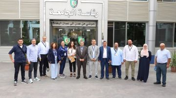 وفد أورومتوسطي يزور جامعة البلقاء التطبيقية لبحث مشروع الحياة الرقمية للجميع وفد أورومتوسطي يزور جامعة البلقاء التطبيقية لبحث مشروع الحياة الرقمية للجميع