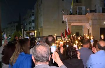 وقفة شموع وصلاة في تلاع العلي تضامنا مع ضحايا حادثة الكرك