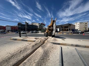 إربد الكبرى: إعادة تأهيل شاملة لـ إشارة بردى إربد الكبرى: إعادة تأهيل شاملة لـ إشارة بردى