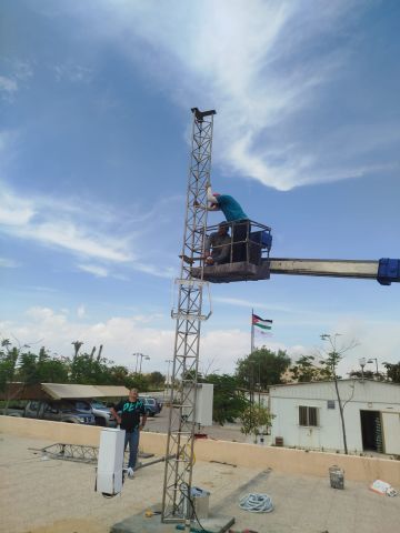 الأرصاد الجوية تركب محطة رصد أوتوماتيكية حديثة في منطقة البحر الميت الأرصاد الجوية تركب محطة رصد أوتوماتيكية حديثة في منطقة البحر الميت