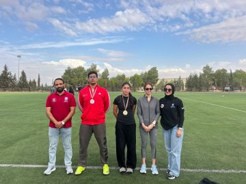 ذهبية وفضية لجامعة عمان الأهلية في بطولة الجامعات الأردنية لألعاب القوى ذهبية وفضية لجامعة عمان الأهلية في بطولة الجامعات الأردنية لألعاب القوى