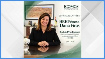 انتخاب الأميرة دانا فراس نائبا لرئيس ICOMOS انتخاب الأميرة دانا فراس نائبا لرئيس ICOMOS