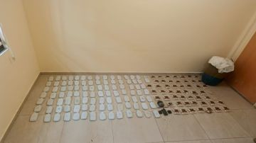 الجيش: إحباط محاولة تهريب مخدرات بواسطة بالونات موجهة الجيش: إحباط محاولة تهريب مخدرات بواسطة بالونات موجهة