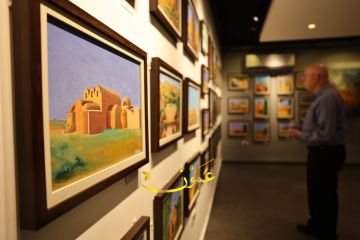 افتتاح معرض حلوة يا بلدي للفنان وائل حمارنة افتتاح معرض حلوة يا بلدي للفنان وائل حمارنة