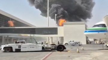 وفاة مقيم في هجوم جديد على مطار الرياض وفاة مقيم في هجوم جديد على مطار الرياض
