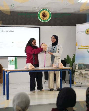 مستشفى الكندي ينظم محاضرة حول الاسعافات الأولية في مدارس الحكمة للإناث مستشفى الكندي ينظم محاضرة حول الاسعافات الأولية في مدارس الحكمة للإناث