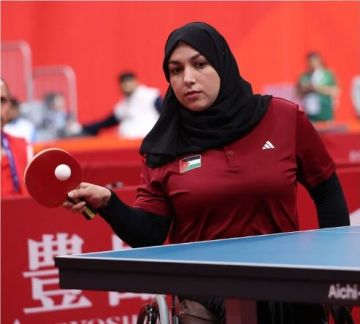 فاتن عليمات تنهي مشاركتها في فردي كرة الطاولة بدورة الألعاب الآسيوية البارالمبية