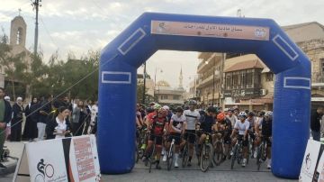 انطلاق سباق مادبا الأول للدراجات درب الفسيفساء انطلاق سباق مادبا الأول للدراجات درب الفسيفساء