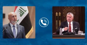 الملك يتلقى اتصالا هاتفيا من الرئيس العراقي الملك يتلقى اتصالا هاتفيا من الرئيس العراقي
