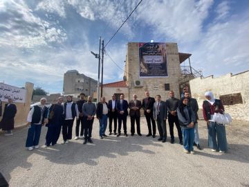 جامعة إربد الأهلية تشارك عشائر مسيحية الشمال واجب العزاء بشهداء الوطن في الكرك جامعة إربد الأهلية تشارك عشائر مسيحية الشمال واجب العزاء بشهداء الوطن في الكرك