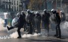 توقيف 150 شخصا خلال احتجاجات في بروكسل ولييج